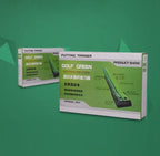 PGM Golf Mini Putting Mat Push Rod Trainer 2.5m, without Auto Ball Return Fairway, 2m, without Auto Ball Return Fairway