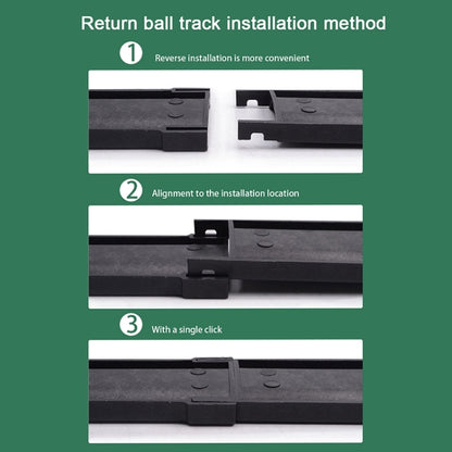 PGM Golf Mini Putting Mat Push Rod Trainer 3m, with Auto Ball Return Fairway, 3m, with Auto Ball Return Fairway
