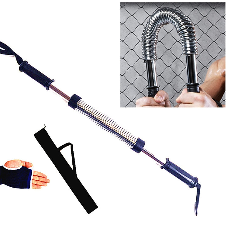 30kg Electroplating Spring Hand Grips Arm Strength Brawn Training Device + Hand Guard + Storage Bag Set, 30kg