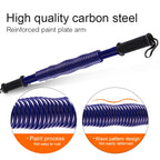 60kg Electroplating Spring Hand Grips Arm Strength Brawn Training Device + Hand Guard + Storage Bag Set, 60kg