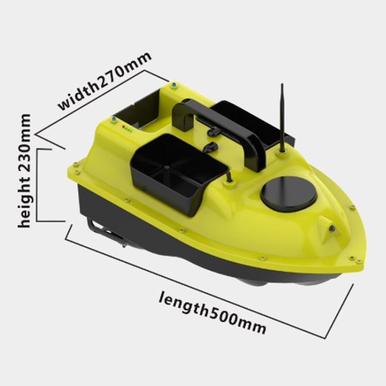 D18B GPS Outdoor Double Motors Fishing Bait Boat with 3 Bait Containers , US Plug, D18B GPS (US Plug), D18B GPS (EU Plug)