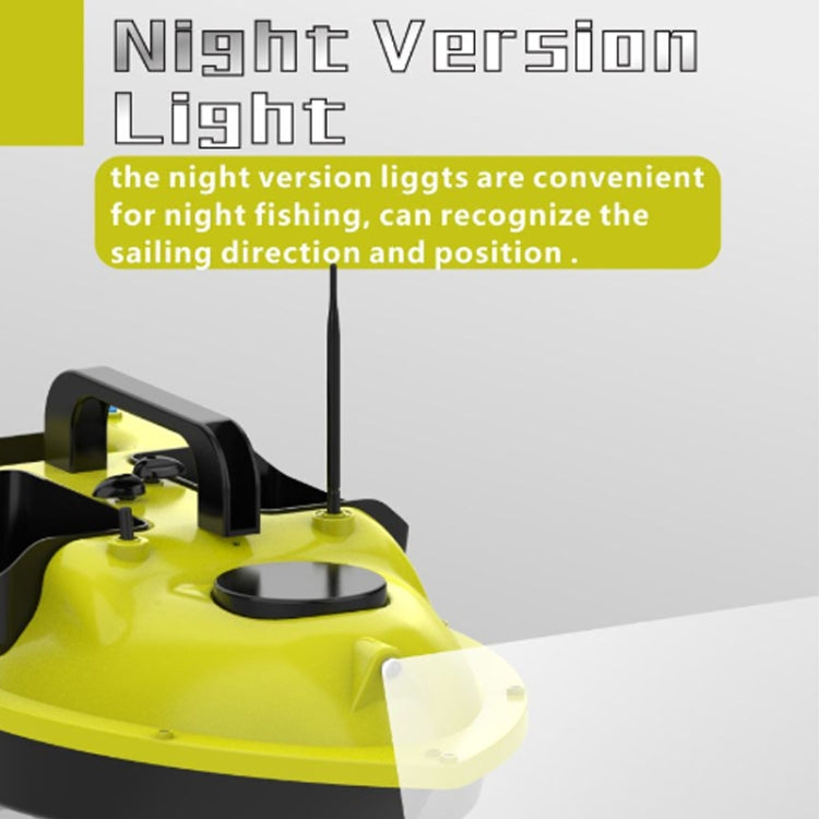 D18B GPS Outdoor Double Motors Fishing Bait Boat with 3 Bait Containers , US Plug, D18B GPS (US Plug), D18B GPS (EU Plug)