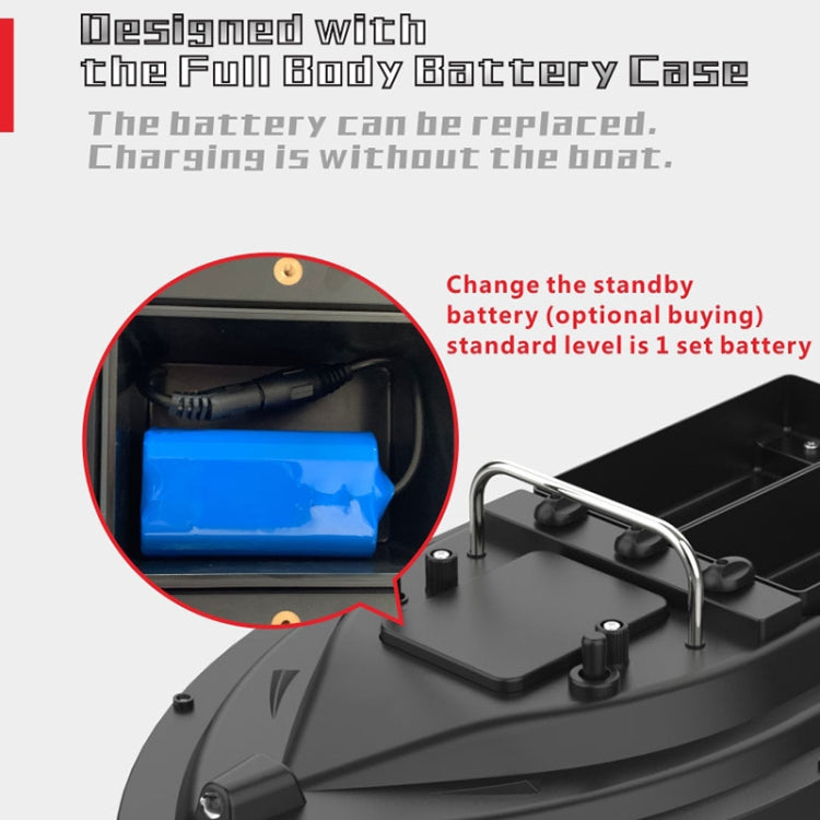 D16C Outdoor Remote Control Double Motors Bait Fishing Boat, US Plug, D16C (US Plug), D16C (EU Plug)