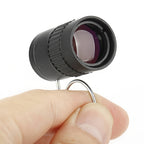 2.5x17.5mm Mini Pocket Miniature Telescope with Finger Buckle, 2.5x17.5 Black, 2.5x17.5 Gold