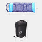 AOTU AT6101 1.8kg Outdoor Camping Stitchable Envelope Warm Sleeping Bag, 1.8kg