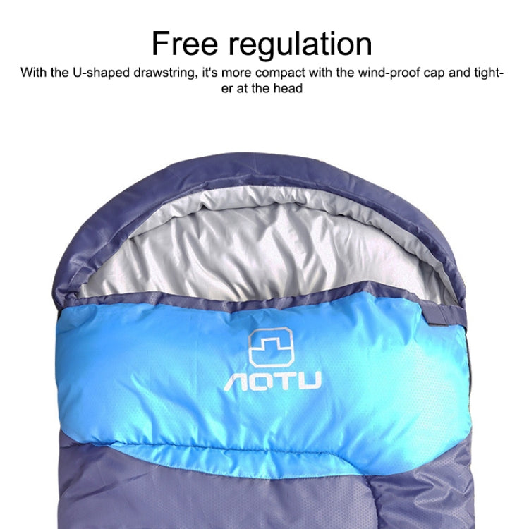 AOTU AT6101 1.8kg Outdoor Camping Stitchable Envelope Warm Sleeping Bag, 1.8kg