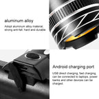 BG-1901 Bicycle USB Charging Speaker Front Lamp Multi-Function Cycling Equipment, 150LM
