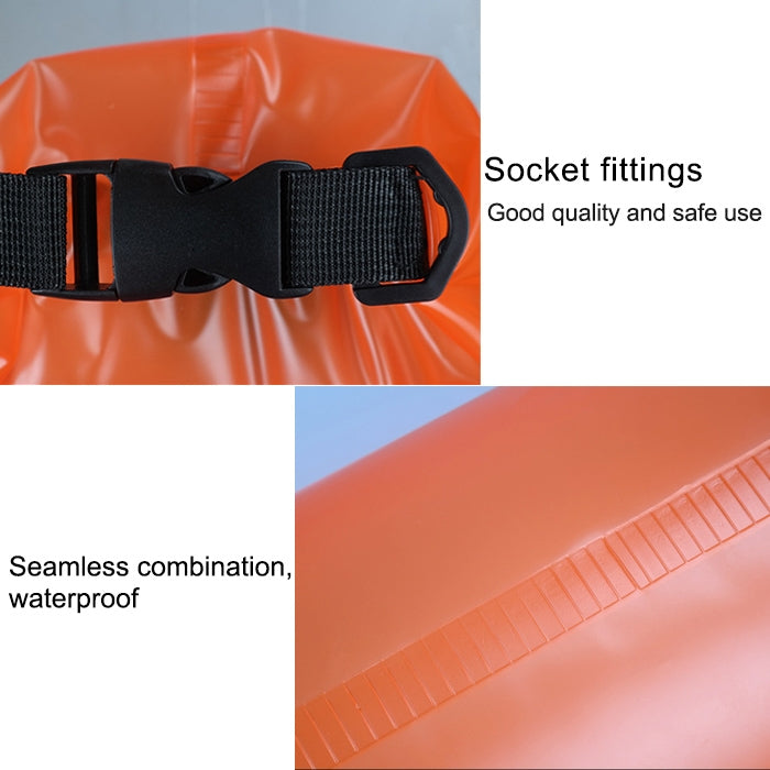 Outdoor Waterproof Single Shoulder Dry Bag Dry Sack PVC Barrel Bag, Capacity: 5L, 5L