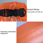 Outdoor Waterproof Single Shoulder Dry Bag Dry Sack PVC Barrel Bag, Capacity: 5L, 5L