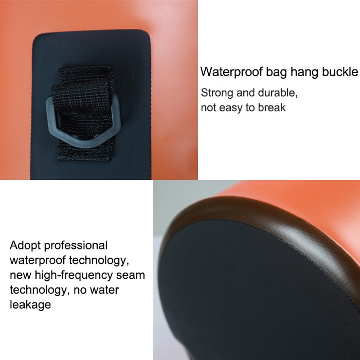 Outdoor Waterproof Single Shoulder Dry Bag Dry Sack PVC Barrel Bag, Capacity: 5L, 5L