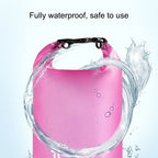 Outdoor Waterproof Single Shoulder Dry Bag Dry Sack PVC Barrel Bag, Capacity: 5L, 5L