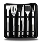6 in 1 Outdoor Tableware Set Camping Barbecue Tableware Picnic Tool Set, 6 in 1