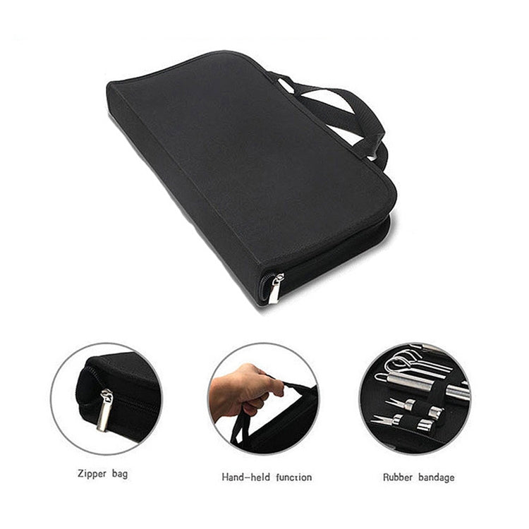12 in 1 Outdoor Tableware Set Camping Barbecue Tableware Picnic Tool Set, 12 in 1