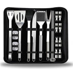 20 in 1 Outdoor Tableware Set Camping Barbecue Tableware Picnic Tool Set, 20 in 1