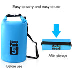 Outdoor Waterproof Single Shoulder Bag Dry Sack PVC Barrel Bag, Capacity: 3L, Capacity: 3L (Dark Blue), Capacity: 3L (Orange), Capacity: 3L (Pink), Capacity: 3L (Green), Capacity: 3L (Sky Blue), Capacity: 3L (Yellow), Capacity: 3L (Black)