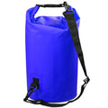 Outdoor Waterproof Double Shoulder Bag Dry Sack PVC Barrel Bag, Capacity: 20L, Capacity: 20L (Dark Blue), Capacity: 20L (Orange), Capacity: 20L (Pink), Capacity: 20L (Green), Capacity: 20L (Sky Blue), Capacity: 20L (Yellow), Capacity: 20L (Black)