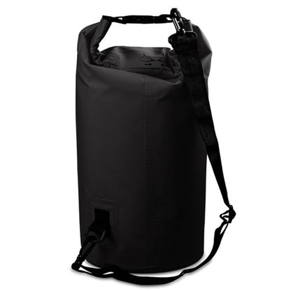 Outdoor Waterproof Double Shoulder Bag Dry Sack PVC Barrel Bag, Capacity: 30L, Capacity: 30L (Dark Blue), Capacity: 30L (Orange), Capacity: 30L (Pink), Capacity: 30L (Green), Capacity: 30L (Sky Blue), Capacity: 30L (Yellow), Capacity: 30L (Black)