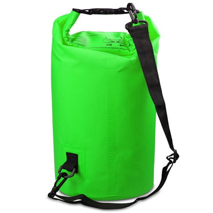 Outdoor Waterproof Double Shoulder Bag Dry Sack PVC Barrel Bag, Capacity: 30L, Capacity: 30L (Dark Blue), Capacity: 30L (Orange), Capacity: 30L (Pink), Capacity: 30L (Green), Capacity: 30L (Sky Blue), Capacity: 30L (Yellow), Capacity: 30L (Black)