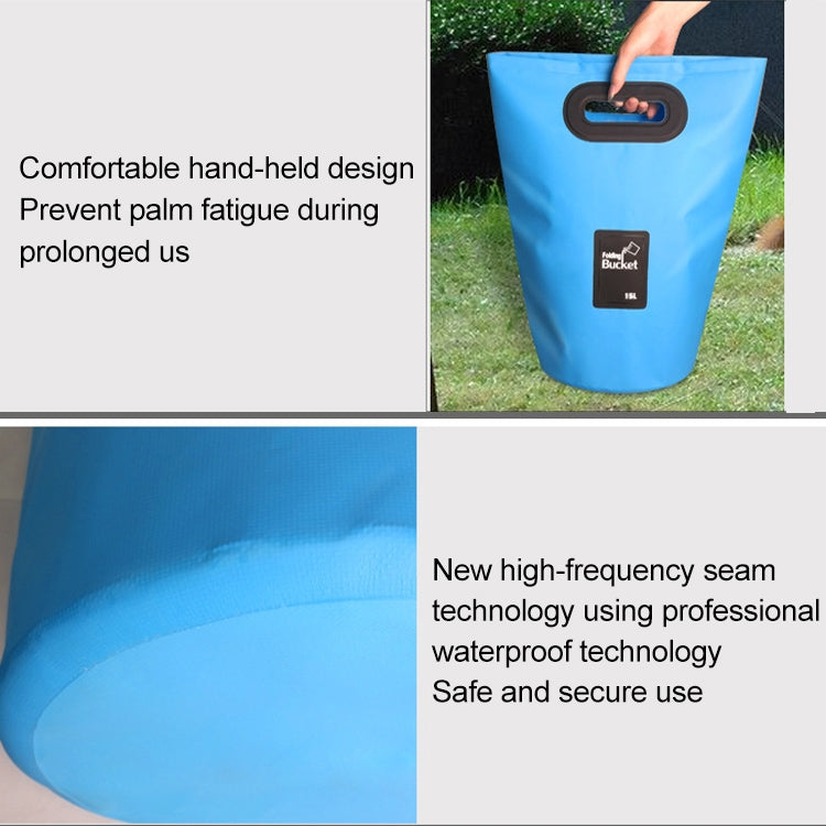 Outdoor Portable Folding Sink PVC Collapsible Bucket, Capacity: 15L, 15L Dark Blue, 15L Orange, 15L Green, 15L Rose Red, 15L Sky Blue, 15L Yellow, 15L Black