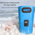 Outdoor Portable Folding Sink PVC Collapsible Bucket, Capacity: 15L, 15L Dark Blue, 15L Orange, 15L Green, 15L Rose Red, 15L Sky Blue, 15L Yellow, 15L Black