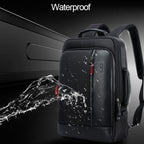 Bopai 751-006641 Large Capacity Business Fashion Breathable Laptop Backpack with External USB Interface, Size: 30 x 15 x 44cm, 751-006641