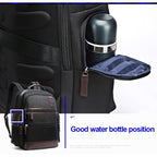 Bopai 751-007291 Business Anti-theft Waterproof Large Capacity Double Shoulder Bag,with USB Charging Port, Size: 34x19x43.5cm, 751-007291