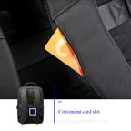 Bopai 851-009911 Business Anti-theft Waterproof Large Capacity Double Shoulder Bag,with USB Charging Port, Size: 30.5x13x45cm, 851-009911