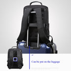 Bopai 851-009911 Business Anti-theft Waterproof Large Capacity Double Shoulder Bag,with USB Charging Port, Size: 30.5x13x45cm, 851-009911