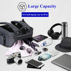 Bopai 851-010128 Business Anti-theft Waterproof Large Capacity Double Shoulder Bag,with USB Charging Port, Size: 34x19x43cm, 851-010128