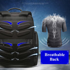 Bopai 851-014211 Business Anti-theft Waterproof Three-layer Large Capacity Double Shoulder Bag,with USB Charging Port, Size: 35.5x24x45cm, 851-014211