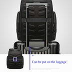 Bopai 851-014211 Business Anti-theft Waterproof Three-layer Large Capacity Double Shoulder Bag,with USB Charging Port, Size: 35.5x24x45cm, 851-014211