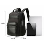 Bopai 851-014211 Business Anti-theft Waterproof Three-layer Large Capacity Double Shoulder Bag,with USB Charging Port, Size: 35.5x24x45cm, 851-014211