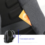 Bopai 851-014518 Business Waterproof Three-layer Large Capacity Double Shoulder Bag,with USB Charging Port, Size: 37x21x47.5cm, 851-014518