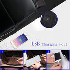 Bopai 751-006431 Business Waterproof Anti-theft Large Capacity Double Shoulder Bag,with USB Charging Port, Size: 27x16.5x40cm, 751-006431