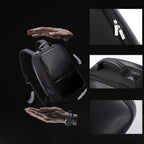 Bopai 751-006431 Business Waterproof Anti-theft Large Capacity Double Shoulder Bag,with USB Charging Port, Size: 27x16.5x40cm, 751-006431