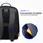 Bopai 751-006431 Business Waterproof Anti-theft Large Capacity Double Shoulder Bag,with USB Charging Port, Size: 27x16.5x40cm, 751-006431