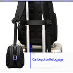 Bopai 851-008821 Outdoor Breathable Waterproof Anti-theft Large Capacity Double Shoulder Bag,with USB Charging Port, Size: 36x17x41.5cm, 851-008821