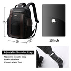 Bopai 851-008821 Outdoor Breathable Waterproof Anti-theft Large Capacity Double Shoulder Bag,with USB Charging Port, Size: 36x17x41.5cm, 851-008821