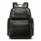 Bopai 851-01981A Top-grain Leather Business Travel Anti-theft Man Backpack, Size: 35x26x44cm, 851-01981A