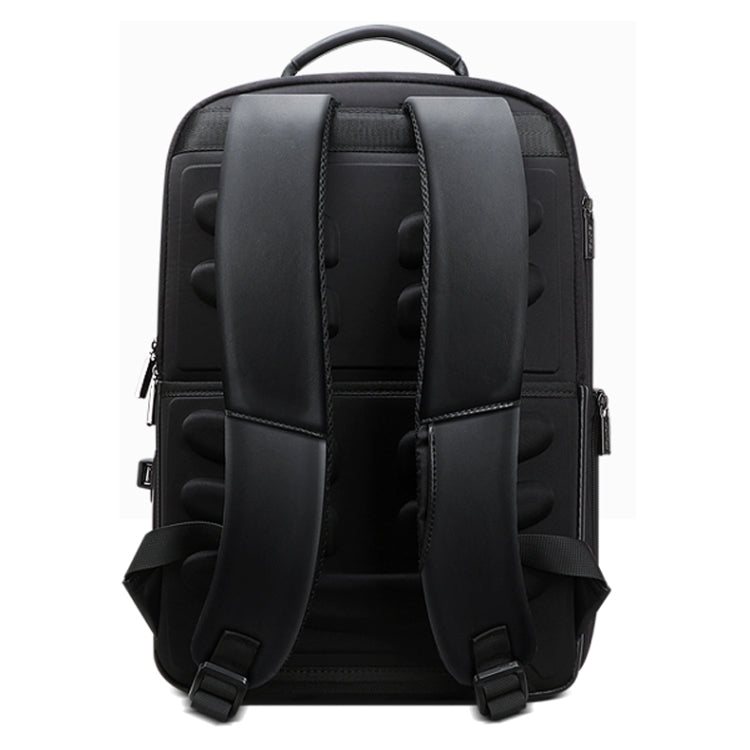 Bopai 851-024011 Top-grain Leather Business Breathable Anti-theft Man Backpack, Size: 28x18x42cm, 851-024011