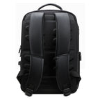 Bopai 851-024011 Top-grain Leather Business Breathable Anti-theft Man Backpack, Size: 28x18x42cm, 851-024011