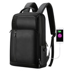 Bopai 851-036611 Large Capacity Top-grain leather Business Breathable Man Backpack, Size: 30x12x43cm, 851-036611