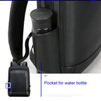 Bopai 851-036611 Large Capacity Top-grain leather Business Breathable Man Backpack, Size: 30x12x43cm, 851-036611