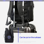 Bopai 751-006561 Large Capacity Business Casual Breathable Laptop Backpack with External USB Interface, Size: 29 x 16 x 44cm, 751-006561