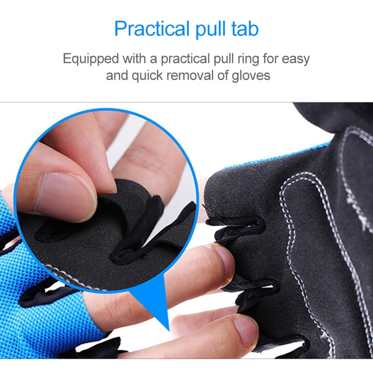 BaseCamp BC-204 Bicycle Half Finger Gloves Lycra Fabric Cycling Gloves, Size: S, Size: S