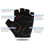 BaseCamp BC-204 Bicycle Half Finger Gloves Lycra Fabric Cycling Gloves, Size: M, Size: M