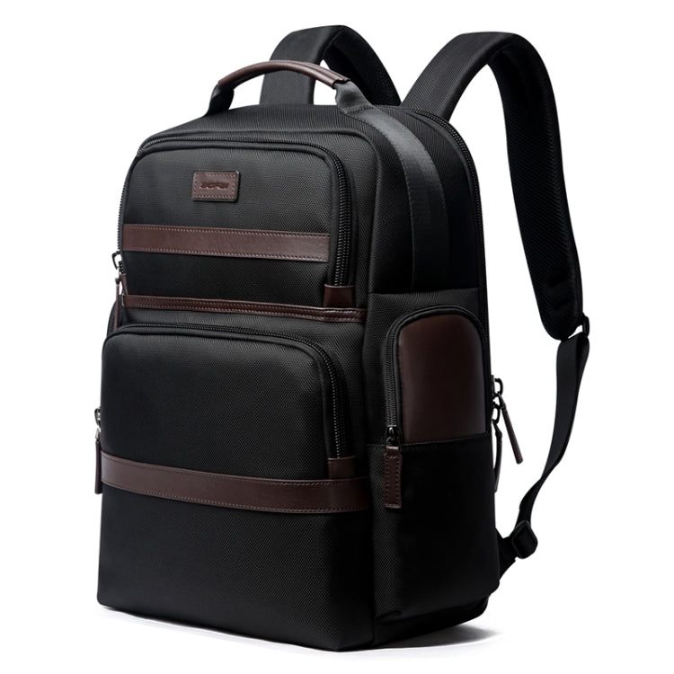 Bopai 751-007301 Business Anti-theft Waterproof Large Capacity Double Shoulder Bag,with USB Charging Port, Size: 28x19x42cm