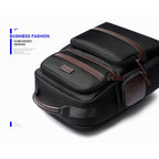 Bopai 751-007301 Business Anti-theft Waterproof Large Capacity Double Shoulder Bag,with USB Charging Port, Size: 28x19x42cm