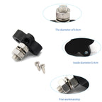 Single Heavy-Duty Terminal Studs Black  M10 Bus Bar for Car / RV / Boat, M10 Black