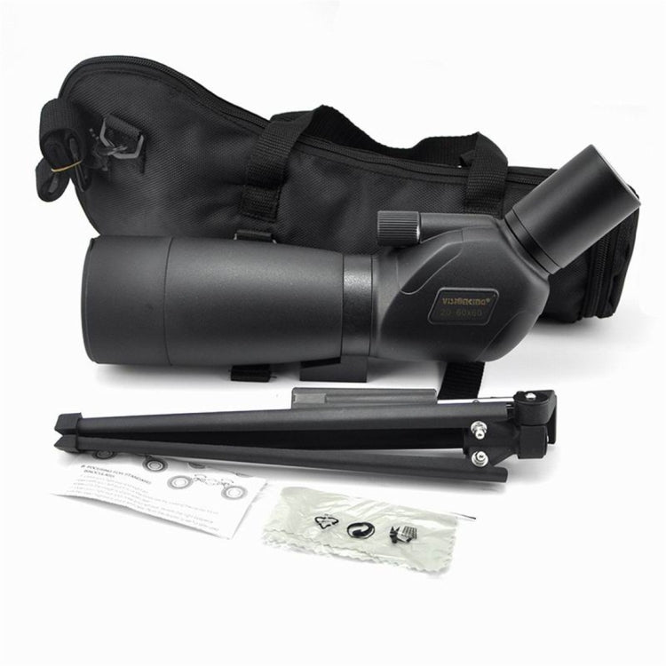 Visionking 20-60x60 Waterproof Spotting Scope Zoom Bak4 Spotting Scope  Monocular Telescope for Birdwatching / Hunting, With Tripod, 20-60x60